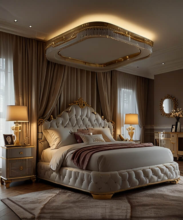 Luxury bed design